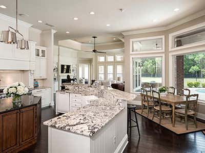  Country Family Home Kitchen. Florida Family Home by Evans Construction & Design.