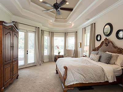  Country Bedroom. Florida Family Home by Evans Construction & Design.