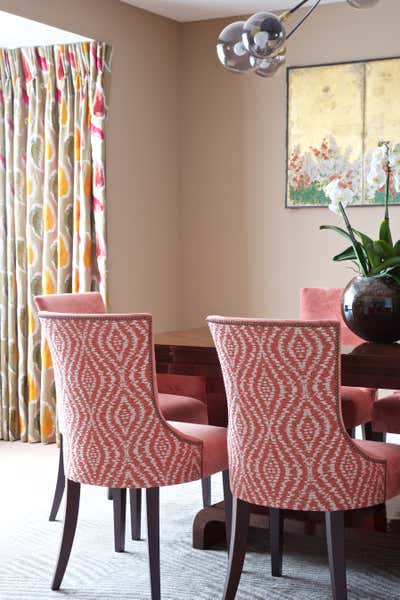  Transitional Family Home Dining Room. Oxfordshire House by Siobhan Loates Design LTD.