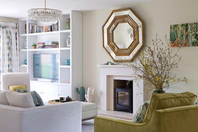  Mid-Century Modern Family Home Living Room. Oxfordshire House by Siobhan Loates Design LTD.