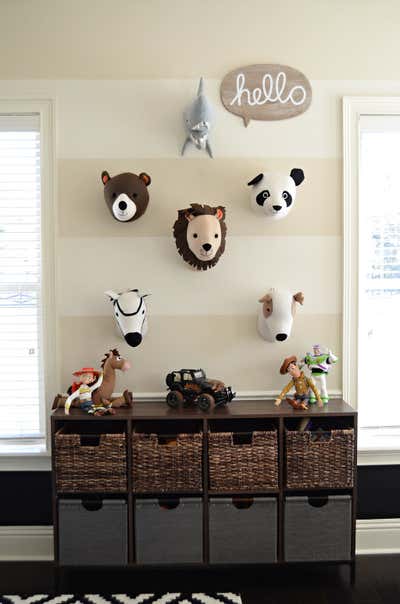  Modern Family Home Children's Room. One Room Challenge - Playroom by Evans Construction & Design.