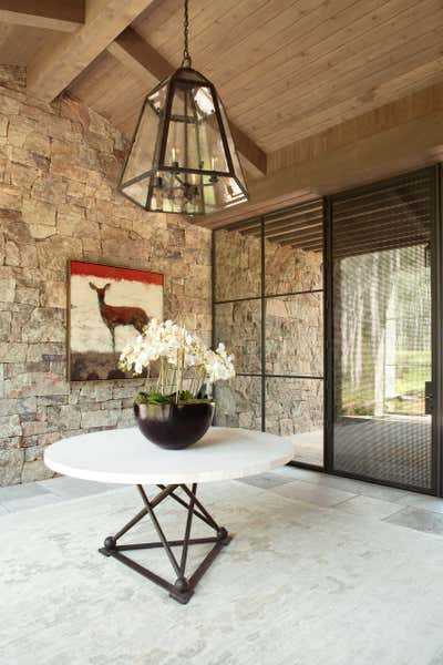  Traditional Family Home Entry and Hall. Rivers Edge Aspen by Eigelberger Architecture and Design.