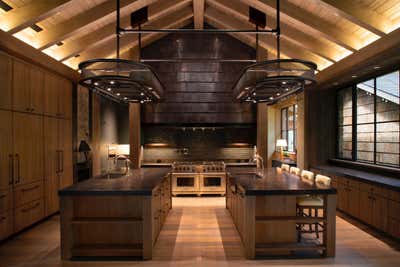  Farmhouse Family Home Kitchen. Rivers Edge Aspen by Eigelberger Architecture and Design.