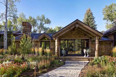  Country Entry and Hall. ROARING FORK RANCH by Eigelberger Architecture and Design.