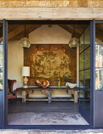  Country Entry and Hall. ROARING FORK RANCH by Eigelberger Architecture and Design.