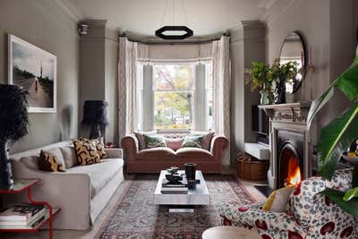  Eclectic Family Home Living Room. Queens Park  by Studio Duggan.