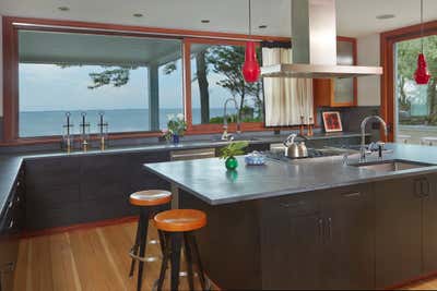  Modern Family Home Kitchen. Bayfront House by Michael Haverland Architect.