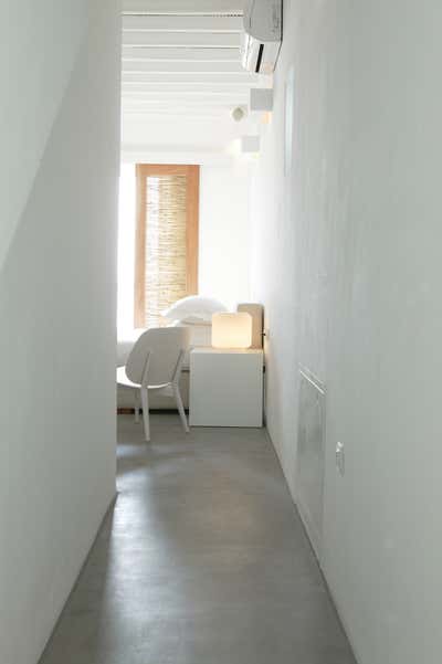  Beach Style Bedroom. Mykonos Seafront Villa by Anna-Maria Coscoros Interior Design.