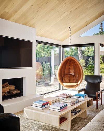  Beach Style Family Home Living Room. The Bu by Romanek Design Studio.