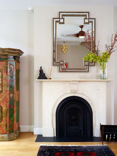  Eclectic Family Home Living Room. Cobble Hill Brownstone by Right Meets Left Interior Design.