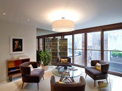  Eclectic Family Home Living Room. Gramercy Park Townhouse - Triplex by Michael Haverland Architect.