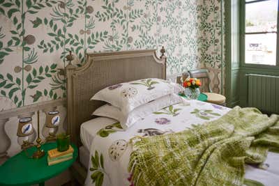  English Country Family Home Bedroom. Maison Bourgeoise by Lane Hunt Interiors.