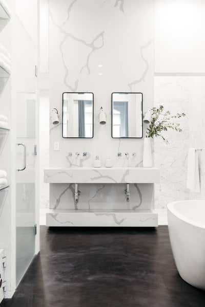 Minimalist Bachelor Pad Bathroom. LES Townhouse by Jae Joo Designs.