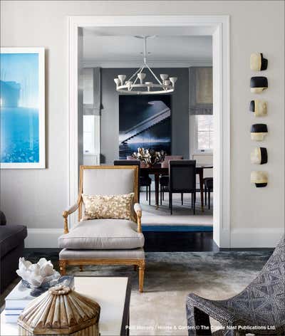 Contemporary Apartment Living Room. Park Avenue Residence by Sandra Nunnerley Inc..