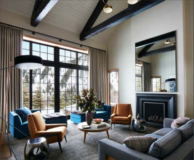  Rustic Living Room. Aspen Mountain Chalet by Sandra Nunnerley Inc..