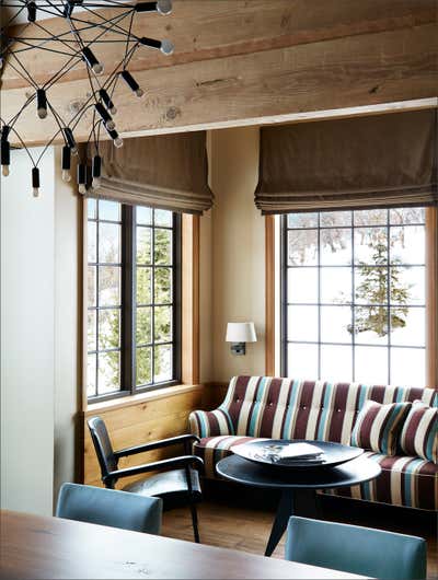 Rustic Family Home Dining Room. Aspen Mountain Chalet by Sandra Nunnerley Inc..