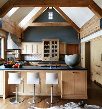  Rustic Family Home Kitchen. Aspen Mountain Chalet by Sandra Nunnerley Inc..