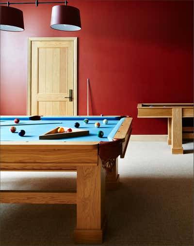  Modern Family Home Bar and Game Room. Aspen Mountain Chalet by Sandra Nunnerley Inc..