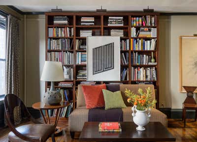 Modern Apartment Living Room. Brooklyn Heights Duplex by Glenn Gissler Design.
