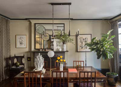 Modern Apartment Dining Room. Brooklyn Heights Duplex by Glenn Gissler Design.