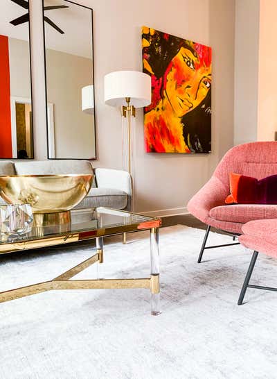  Art Deco Apartment Living Room. Art Deco by Decorelle LLC.