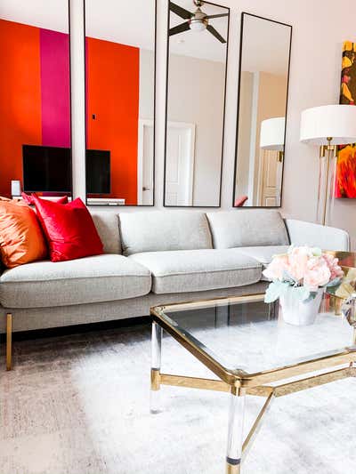  Art Deco Apartment Living Room. Art Deco by Decorelle LLC.
