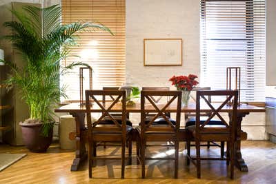 Modern Apartment Dining Room. Chelsea Loft by Glenn Gissler Design.