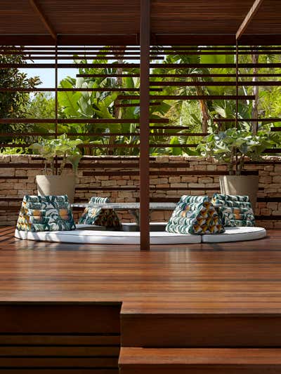  Mediterranean Beach Style Vacation Home Patio and Deck. Balearic Islands by Spinocchia Freund.
