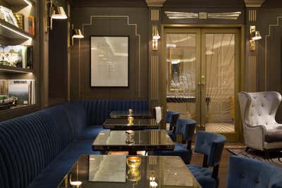 Regency Restaurant Bar and Game Room. Churchill Bar by Spinocchia Freund.