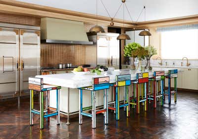  Eclectic Family Home Kitchen. Notting Hill Villa by Spinocchia Freund.