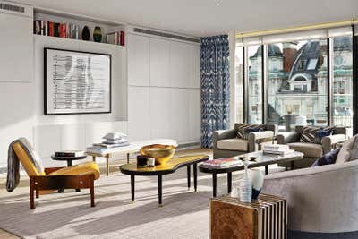  Eclectic Apartment Living Room. Fitzrovia Apartments by Fabled Studio.