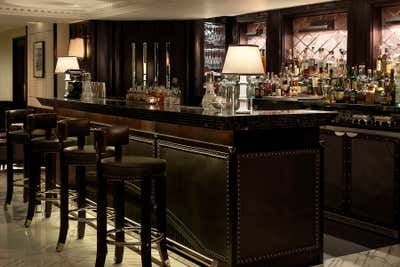  Art Deco Hotel Bar and Game Room. Luggage Room by Fabled Studio.