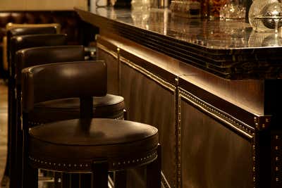  Art Deco Hotel Bar and Game Room. Luggage Room by Fabled Studio.