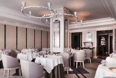 Modern Restaurant Dining Room. Restaurant Gordon Ramsay by Fabled Studio.