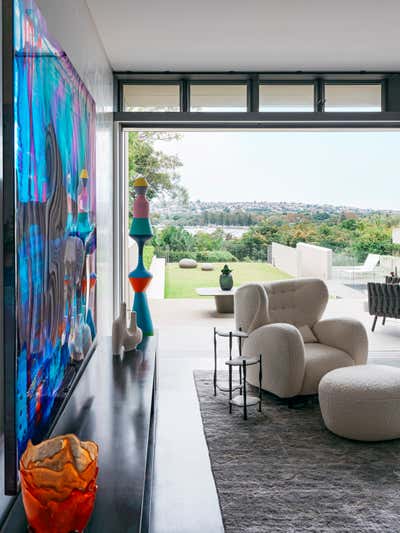  Eclectic Maximalist Family Home Living Room. Juniper House by Dylan Farrell Design.