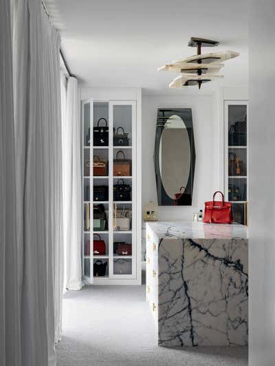  Mid-Century Modern Family Home Storage Room and Closet. Juniper House by Dylan Farrell Design.