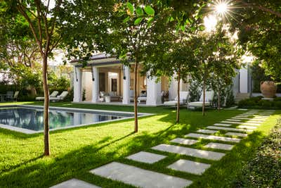  Regency Hollywood Regency Family Home Exterior. A Georgian-style Sydney Estate by Dylan Farrell Design.