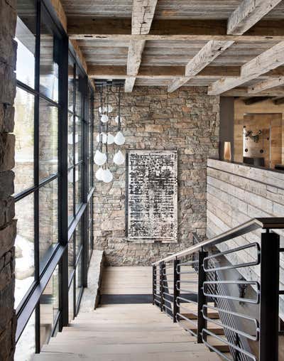  Rustic Entry and Hall. Wit's End by Lisa Kanning Interior Design.