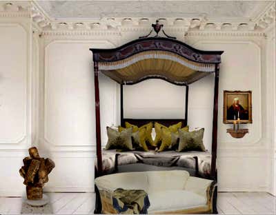  English Country Country House Bedroom. SLUMBER STYLISHLY by Amber Jeavons Ltd.
