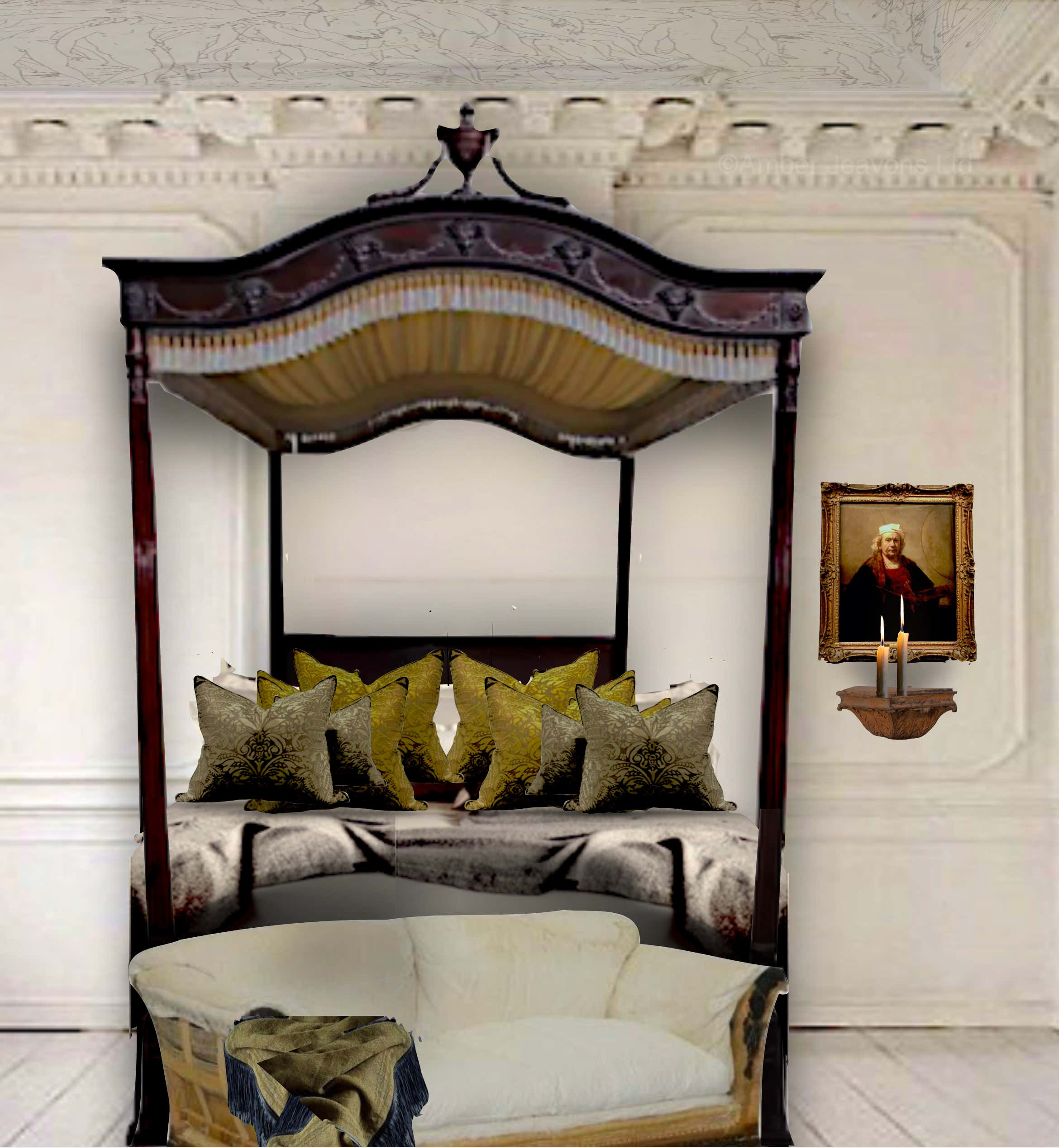 English Country Bedroom