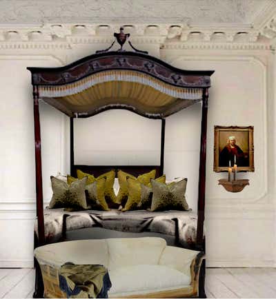  English Country Country House Bedroom. SLUMBER STYLISHLY by Amber Jeavons Ltd.