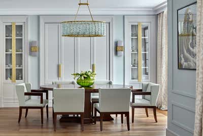  Art Deco Family Home Dining Room. Residence 450 m2 by Argento Style.