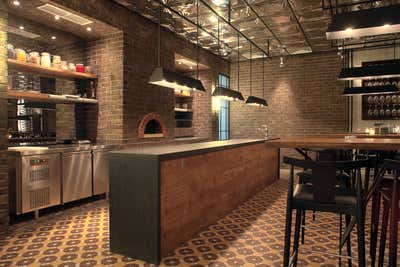  Modern Contemporary Restaurant Bar and Game Room. Montalto pizza Restaurant (Corner Burger) by Argento Style.