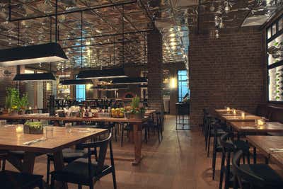  Modern Restaurant Bar and Game Room. Montalto pizza Restaurant (Corner Burger) by Argento Style.