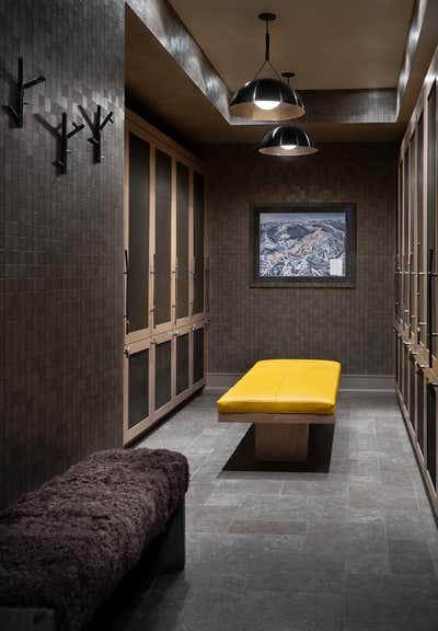 Modern Storage Room and Closet. Eagle's Nest by Lisa Kanning Interior Design.