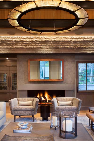  Rustic Vacation Home Living Room. Mt. Barlow by Lisa Kanning Interior Design.
