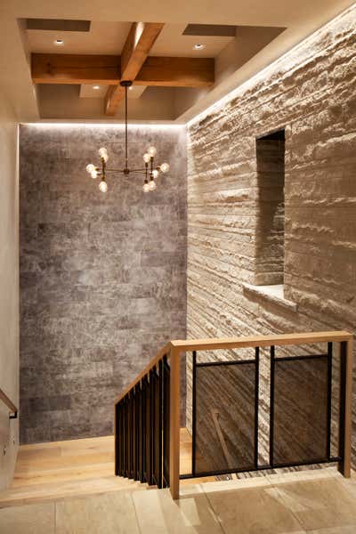  Rustic Entry and Hall. Mt. Barlow by Lisa Kanning Interior Design.