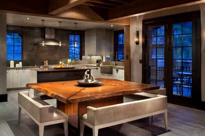  Rustic Vacation Home Kitchen. Enclave by Lisa Kanning Interior Design.
