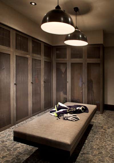 Modern Storage Room and Closet. Enclave by Lisa Kanning Interior Design.