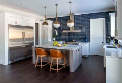  Modern Transitional Family Home Kitchen. Bloomfield Hills Residence by Art Harrison Interiors & Collection.